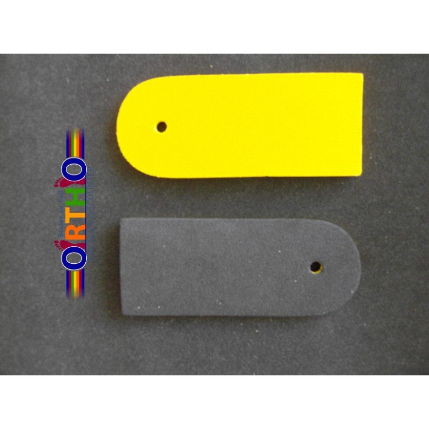 Microfaser anthrazit kaschiert mit EVA gelb 3 mm